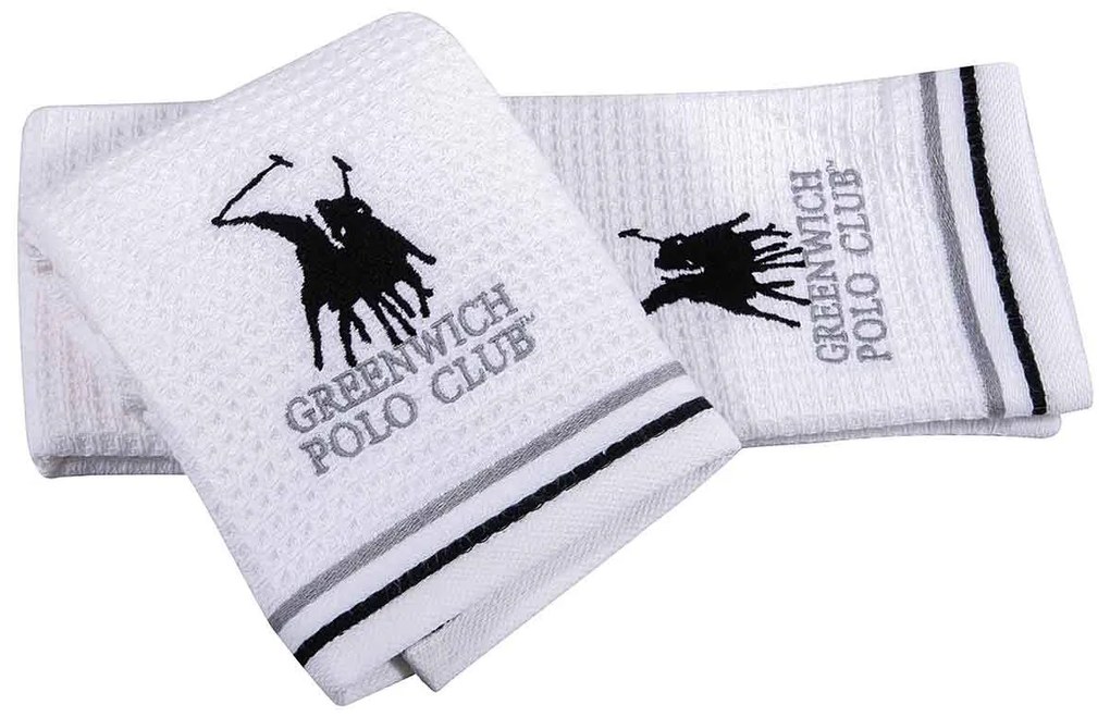 Ποτηρόπανα Πικέ (Σετ 2τμχ) Greenwich Polo Club Essential 2804