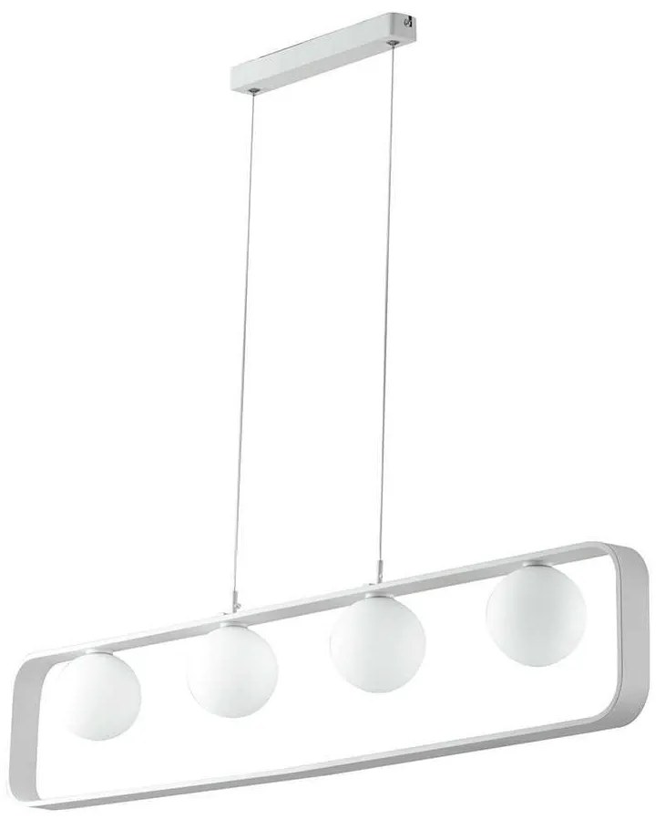 Φωτιστικό Οροφής - Ράγα I-Roxy-S4 White Luce Ambiente Design Αλουμίνιο