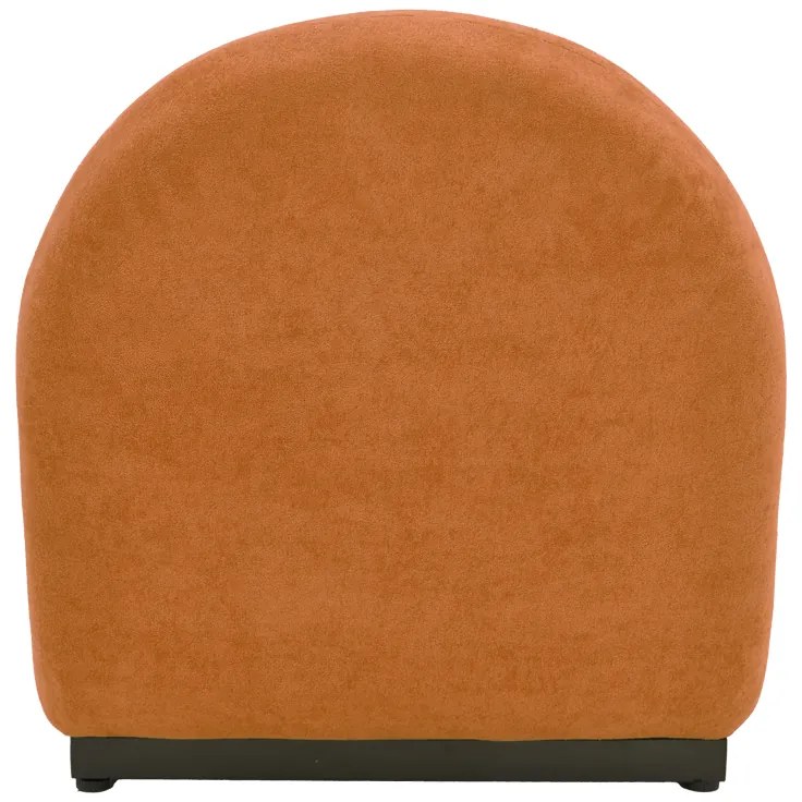 Πολυθρόνα Zenny pakoworld υφασμα terracotta 64x85x68εκ