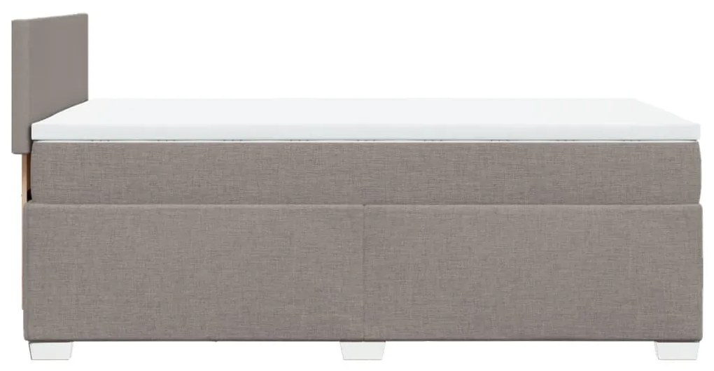 ΚΡΕΒΑΤΙ BOXSPRING ΜΕ ΣΤΡΩΜΑ TAUPE 80X200 ΕΚ. ΥΦΑΣΜΑΤΙΝΟ 3285712