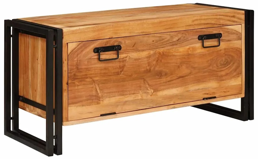 vidaXL Ντουλάπα Παπουτσιών Καφέ 90 x 38 x 45 εκ. Μασίφ ξύλο ακακίας