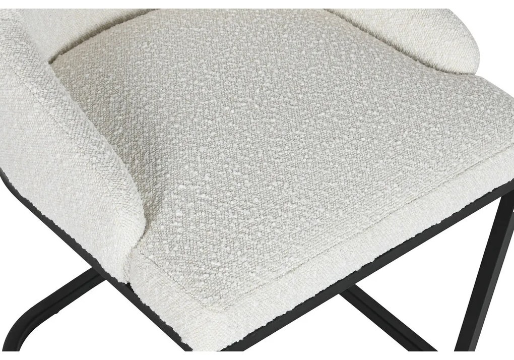 Καρέκλα Τραπεζαρίας Home ESPRIT Λευκό Μαύρο 54 x 61 x 82,5 cm