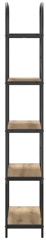 vidaXL Ράφι Βιβλίων artisan δρυς 80 x 30 x 183 εκ Επεξεργασμένο ξύλο