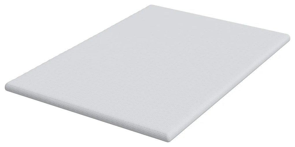vidaXL Στρώματα Λευκό 140 x 200 cm 100% ύφασμα πολυεστέρα με τζακάρ