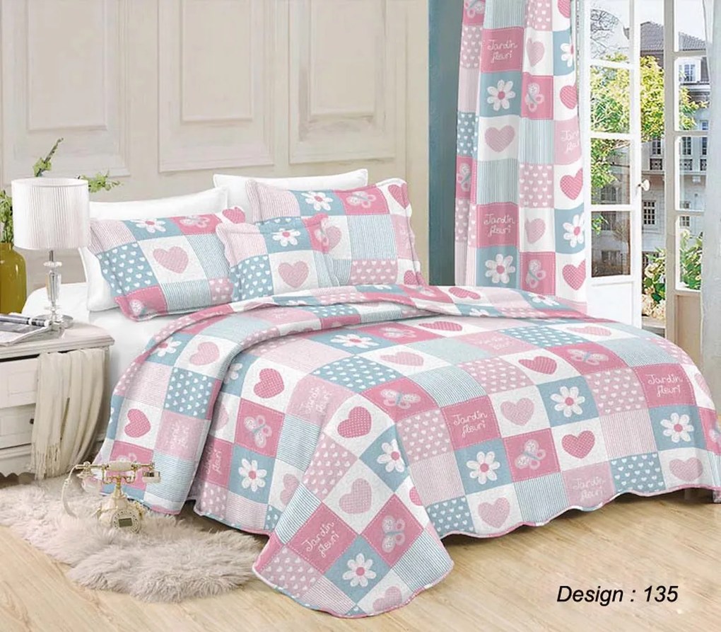 DIMcol ΚΟΥΒΕΡΛΙ ΣΕΤ 3 τεμ ΕΝΗΛ Microfiber 220Χ240 ΕΜΠΡΙΜΕ 135 1535035515713500