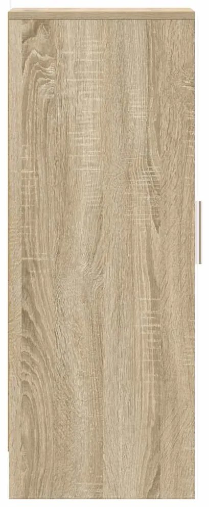 vidaXL Παπουτσοθήκη Sonoma Δρυς 32 x 35 x 92 εκ. από Επεξ. Ξύλο