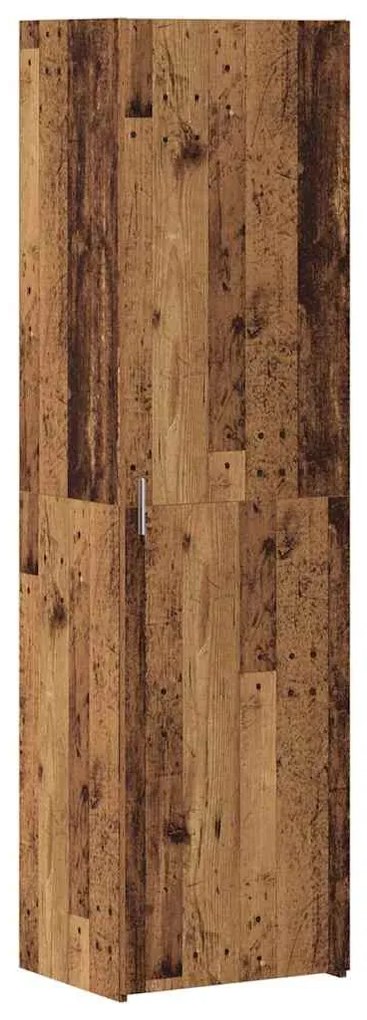 vidaXL Highboard Παλαιό ξύλο 50 x 42.5 x 185 εκ. Επεξεργασμένο ξύλο