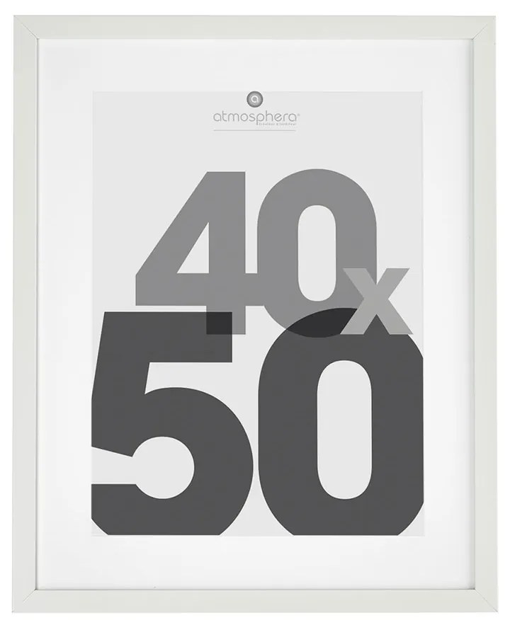 Κορνίζα (40x50) A-S White Frame 121160B