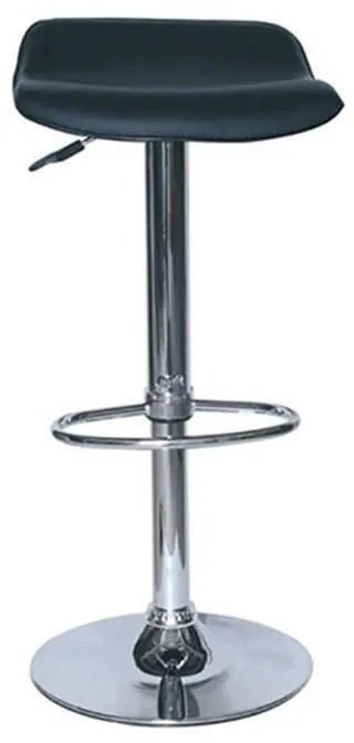 Σκαμπό Bar 3 43.2750.S (Σετ 2τμχ) 38x39x85cm Black Metal, PVC