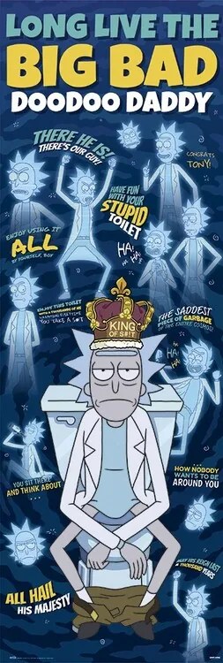 Αφίσα πόρτας Rick & Morty - Doodoo Daddy