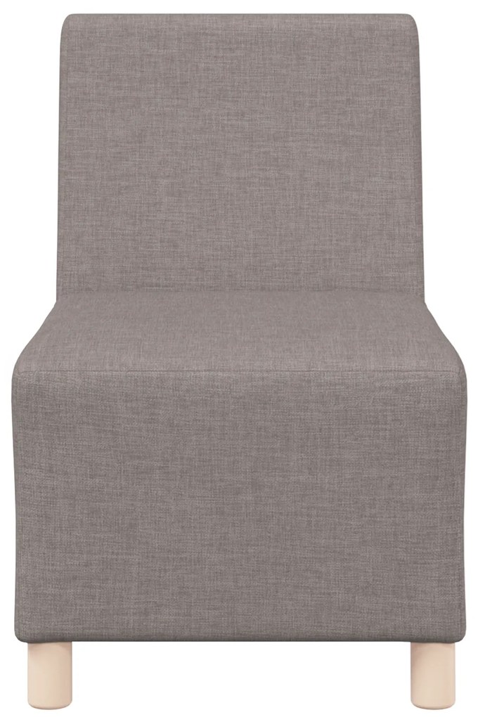 vidaXL Καθίσμα Σαλονιού 2 pcs Taupe 55 x 74 x 82 εκ. ύφασμα