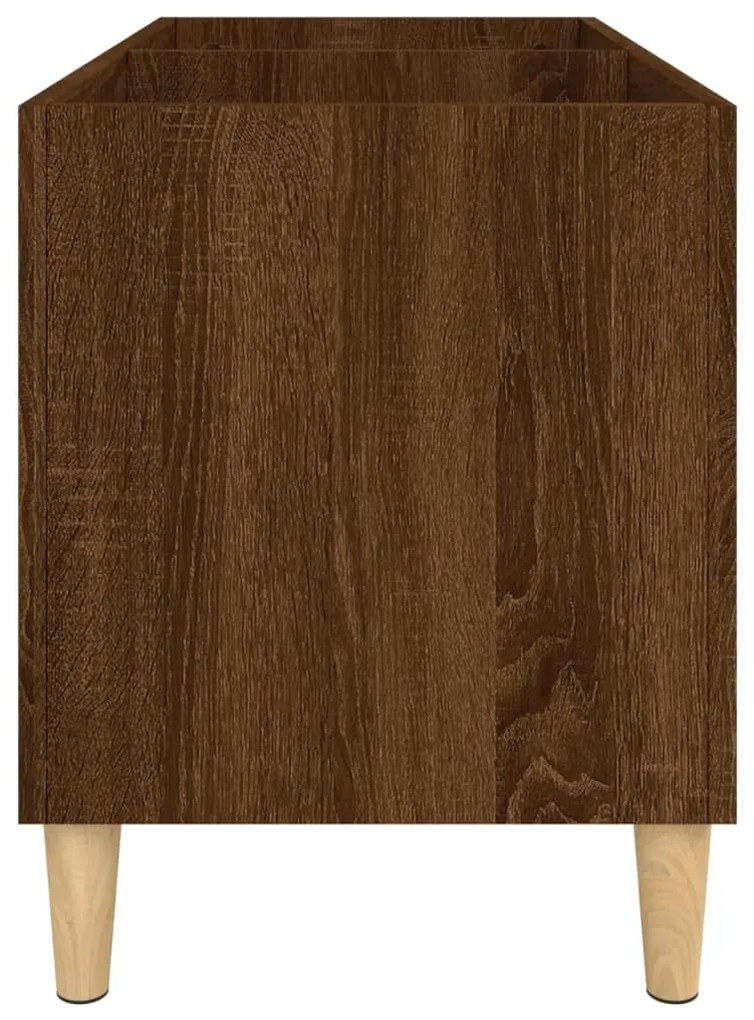 vidaXL Δισκοθήκη Καφέ Δρυς 74,5 x 38 x 48 εκ. από Επεξεργασμένο Ξύλο