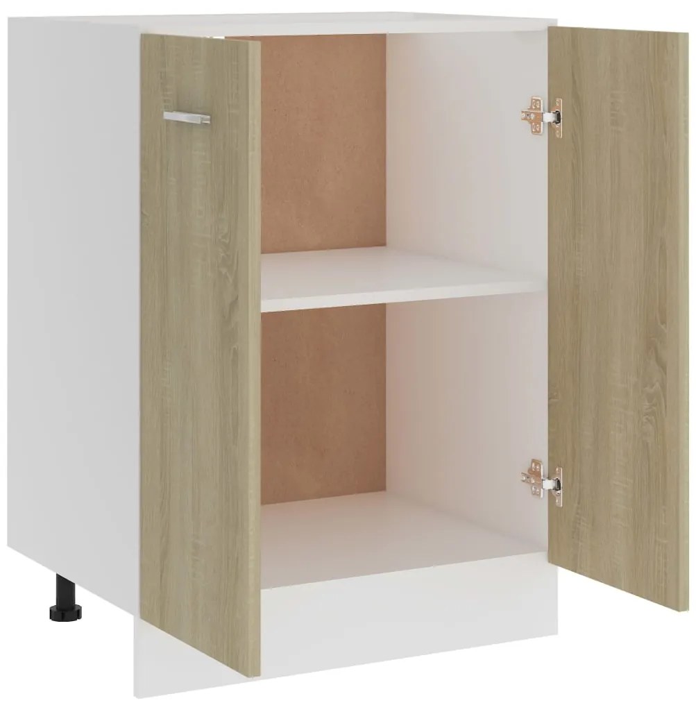 vidaXL Ντουλάπι "Lyon" Sonoma Δρυς 60x46x81,5 εκ. από Τεχνητό Ξύλο