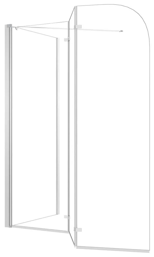 Καμπίνα Μπανιέρας Διαφανής 120 x 69 x 130 εκ. Ψημένο Γυαλί