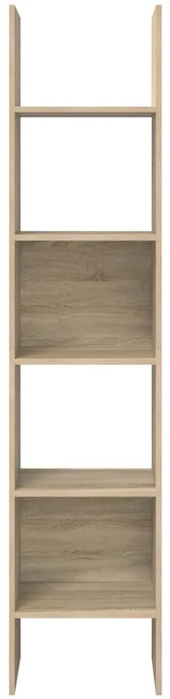 vidaXL Βιβλιοθήκη Χρώμα Sonoma Δρυς 40 x 35 x 180 εκ. από Επεξ. Ξύλο