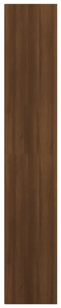 vidaXL Βιβλιοθήκη Καφέ Δρυς 36 x 30 x 171 εκ. από Επεξεργασμένο Ξύλο