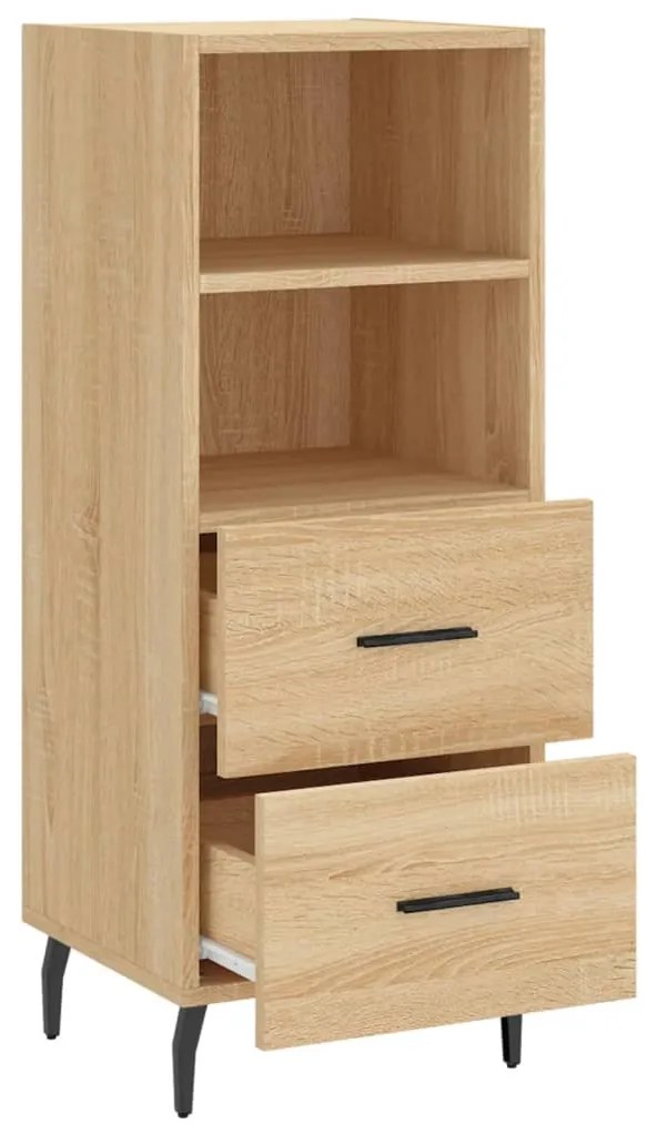 vidaXL Ντουλάπι Sonoma Δρυς 34,5x34x90 εκ. από Επεξεργασμένο Ξύλο