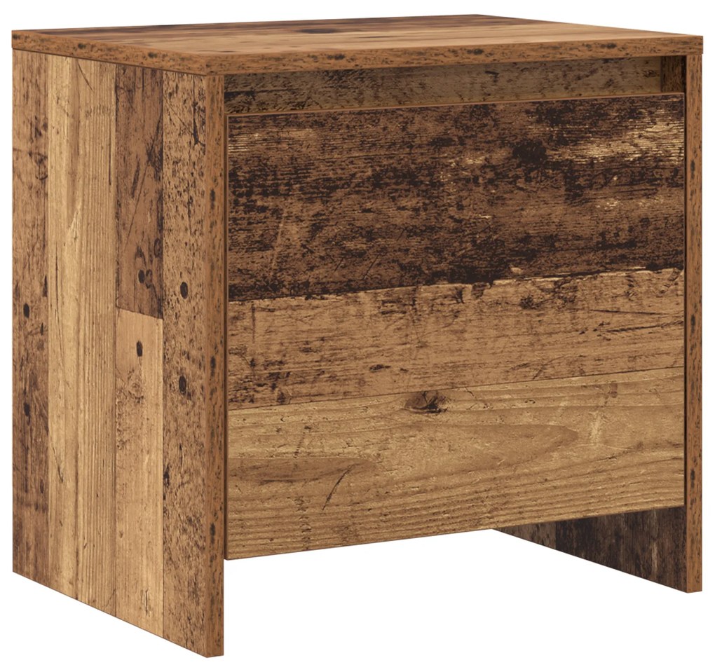 vidaXL Κομοδίνο Παλιό ξύλο 45 x 34 x 44.5 εκ Επεξεργασμένο ξύλο