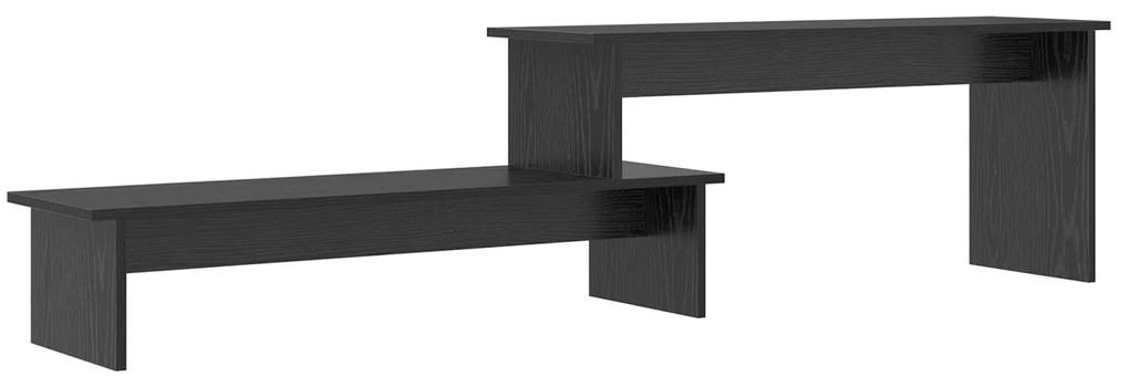 vidaXL Ντουλάπι TV Μαύρη δρυς 180 x 30 x 43 εκ. Επεξεργασμένο ξύλο