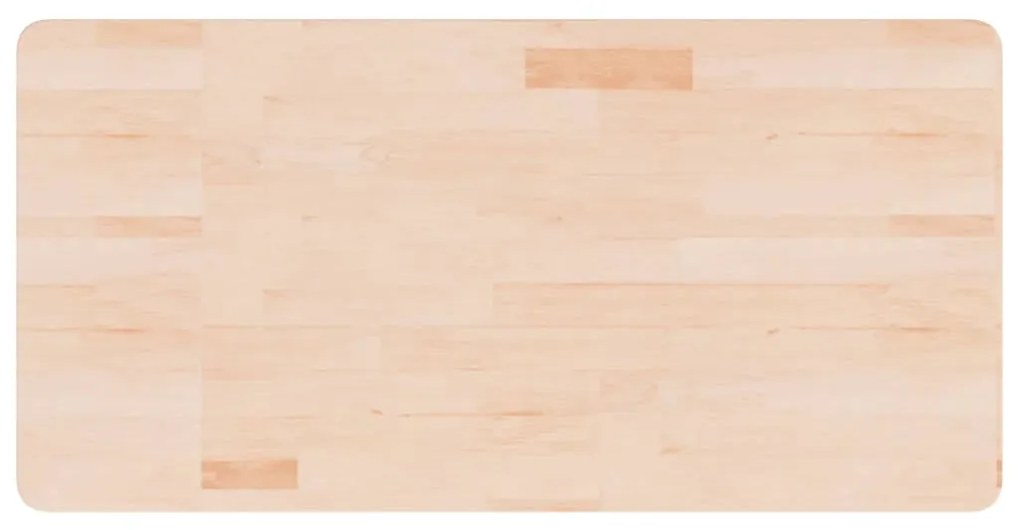 vidaXL Πάγκος Μπάνιου 100 x 50 x 2,5 εκ. Ακατέργαστο Μασίφ Ξύλο