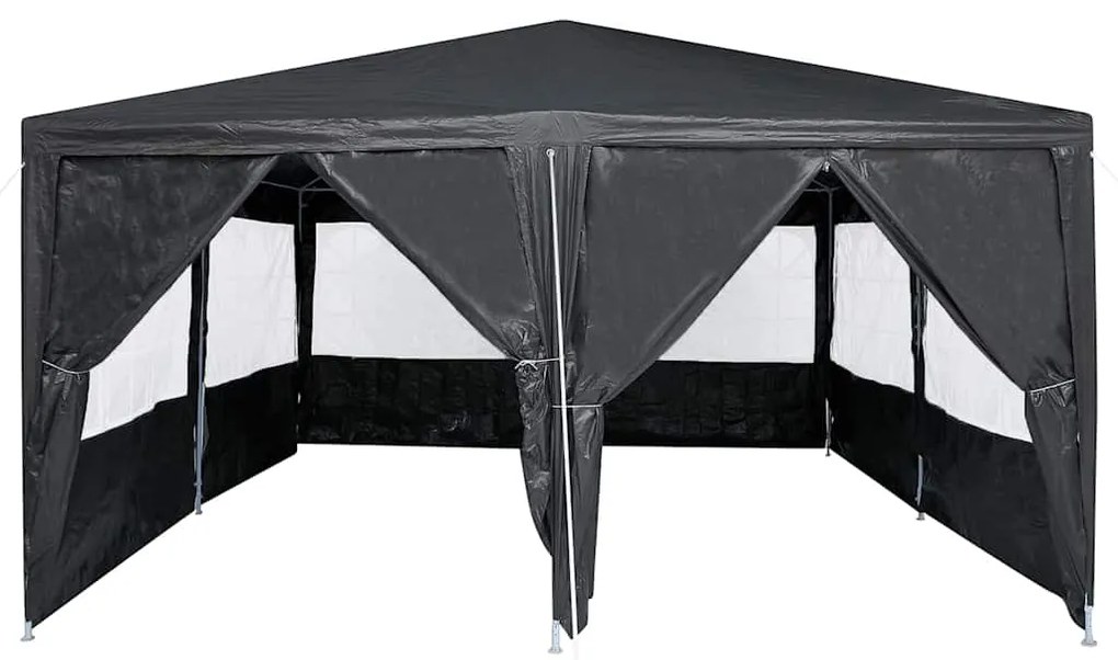 vidaXL Σκηνή Πάρτυ Γκρι και Λευκό 400 x 400 x 266 εκ