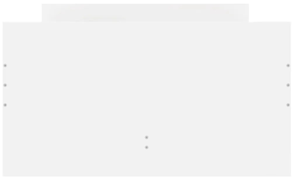 Πλαίσιο Κρεβατιού με Συρτάρια Χωρίς Στρώμα Λευκό 90x200 εκ. - Λευκό