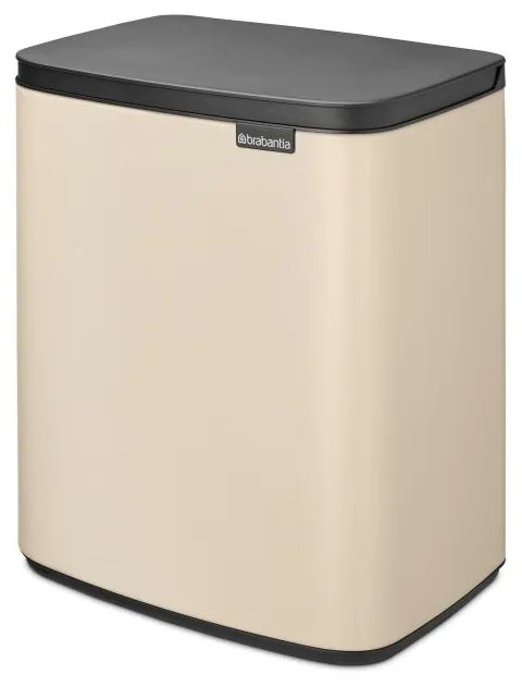 Brabantia 1008869 Κάδος Απορριμμάτων Bo Small 12L, Soft Beige