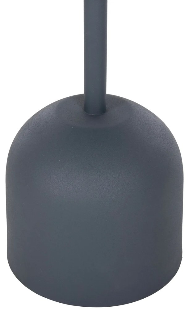 ΤΡΑΠΕΖΙ ΒΟΗΘΗΤΙΚΟ ΣΤΡΟΓΓΥΛΟ DELBEL HM4261.05 ΜΕΤΑΛΛΟ ΜΠΛΕ ΣΚΟΥΡΟ Φ39,5x53,5Υ εκ. - 0535386 - HM4261.05