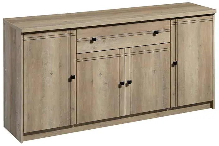 Μπουφές Libby pakoworld φυσικό 160x39.5x83εκ