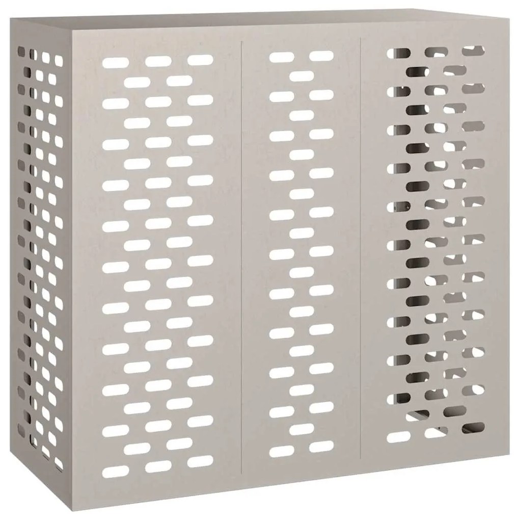 vidaXL Κάλυμμα κλιματιστικού Σκ rusty 110 x 50 x 105 εκ