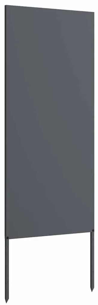 vidaXL Διακοσμητική Πλάκα Κήπου Άλλο Ανθρακί 50 x 140 cm