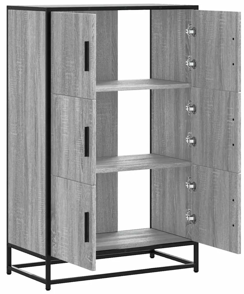 HIGHBOARD GREY SONOMA ΚΑΤΑΣΚΕΥΑΣΜΕΝΟ ΞΥΛΟ ΚΑΙ ΜΕΤΑΛΛΟ 849072