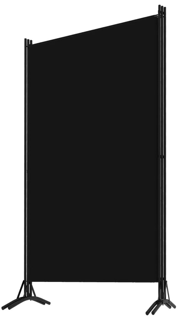 vidaXL Διαχωριστικό Δωματίου με 3 Πάνελ Μαύρο 260 x 180 εκ.