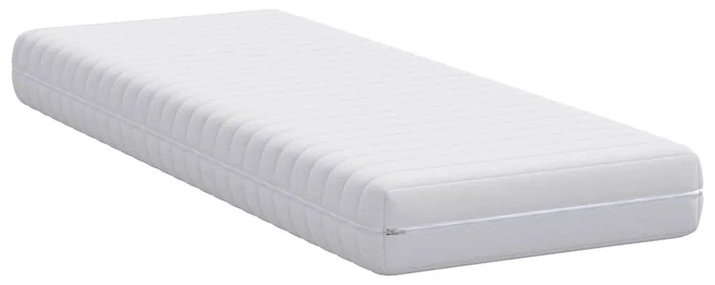 vidaXL Στρώμα Λευκό 80 x 200 cm Τσέπες ελατηρίων