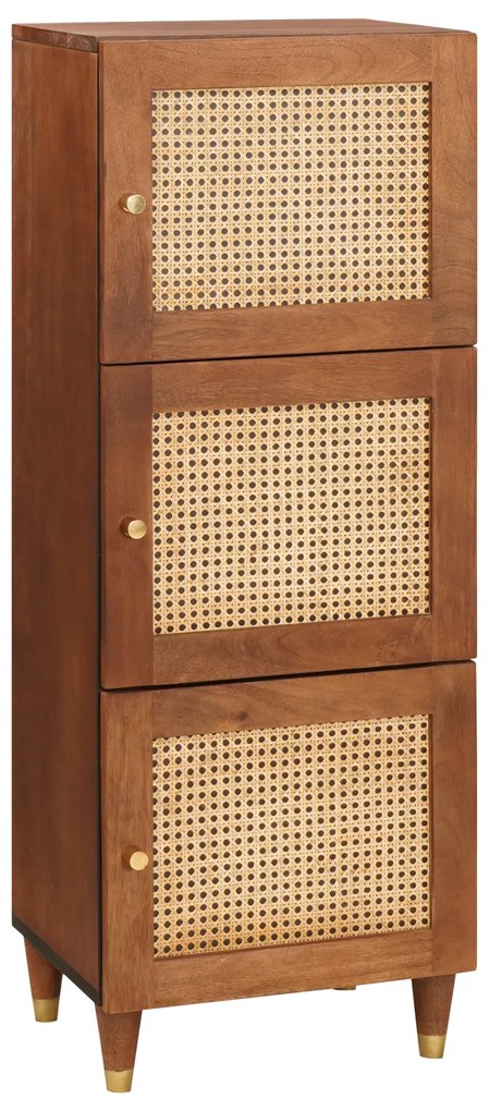 vidaXL Ψηλή Πολυθρόνα Καφέ 40 x 33.5 x 110 εκ