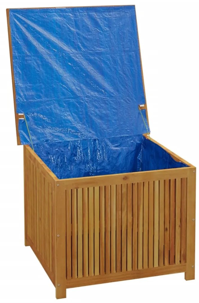 vidaXL Μπαούλο Αποθήκευσης Κήπου 75x75x58 κ. από Μασίφ Ξύλο Ακακίας