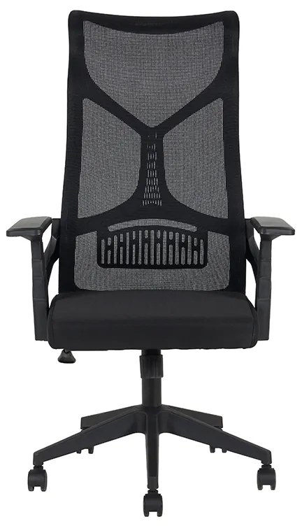 A9920 ΜΑΥΡO MESH ΠΟΛΥΘΡΟΝΑ ΓΡΑΦΕΙΟΥ 64X65X48-115/56-125εκ.