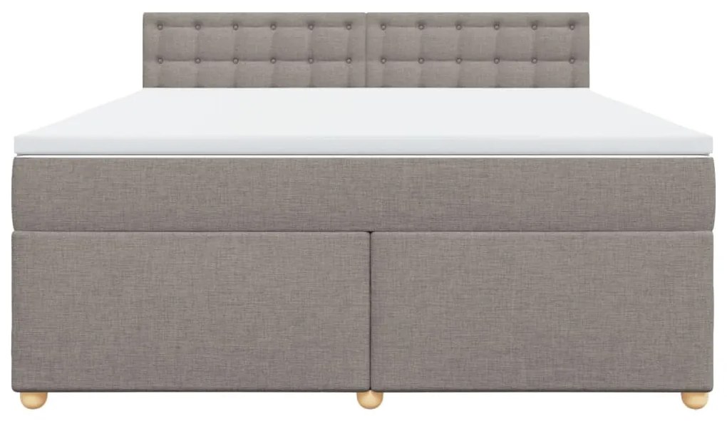 ΚΡΕΒΑΤΙ BOXSPRING ΜΕ ΣΤΡΩΜΑ TAUPE 180X200 ΕΚ. ΥΦΑΣΜΑΤΙΝΟ 3289077