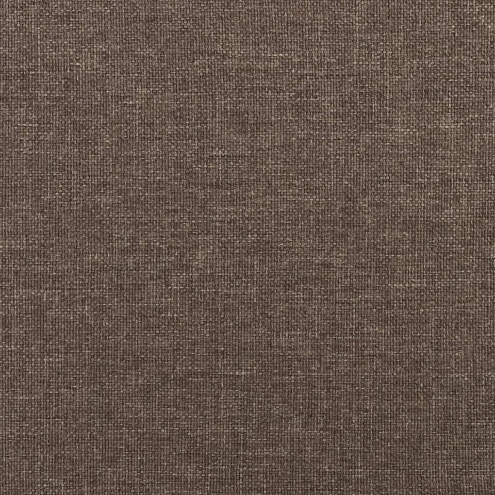 vidaXL Υποπόδιο Taupe 60x60x35 εκ. Υφασμάτινο