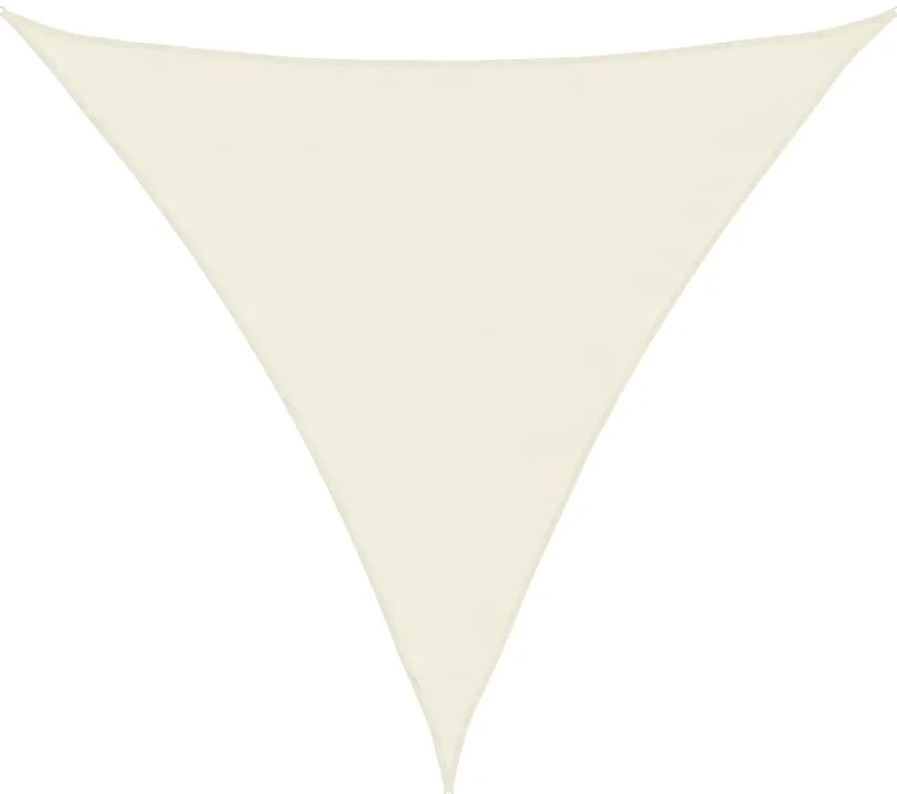 vidaXL Πανί Σκίασης Τρίγωνο Κρεμ 4,5 x 4,5 x 4,5 μ. από Ύφασμα Oxford