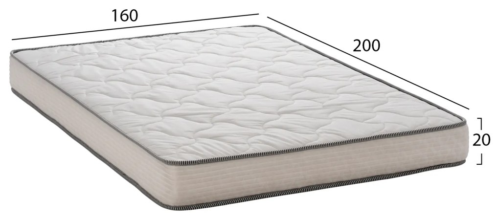 ΣΤΡΩΜΑ DREAMTOPIA ΣΕΙΡΑ RELIEF HM653.160 BONNELL SPRING 160x200 εκ. - 0597942 - HM653.160