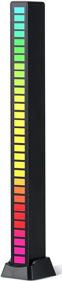 LED φωτορυθμικό φωτιστικό ZS52, RGB, 5W, μαύρο
