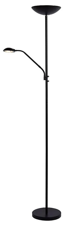 Φωτιστικό Επιδαπέδιο Lucide 19791-24-30 ZENITH Μαύρο Ματ (Black Mat) 3000 K