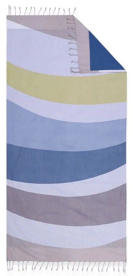 Πετσέτα Θαλάσσης - Παρεό Edem Blue Nef-Nef Θαλάσσης 90x170cm Cotton-Polyester