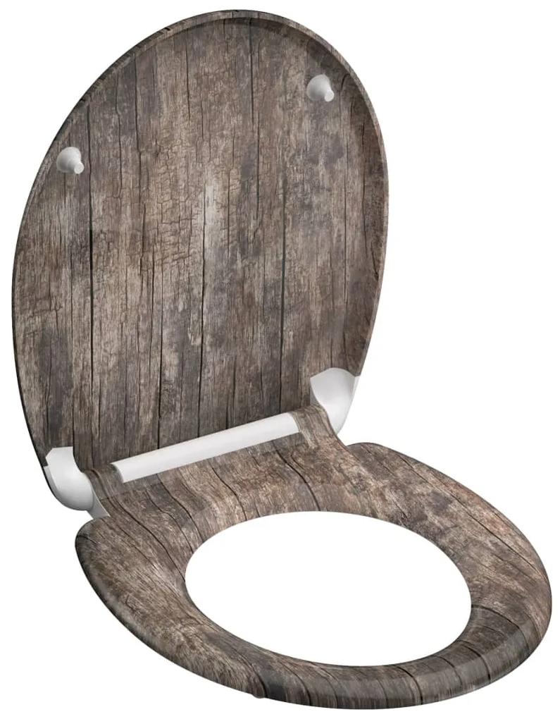 SCHÜTTE Κάθισμα Λεκάνης OLD WOOD με Soft-Close & Σχέδιο από Duroplast