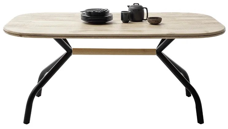 Bali Καρεκλα Relax Μαύρη + Υποπόδιο 83x86x102 cm