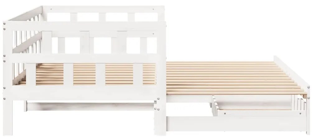 vidaXL Καναπές Κρεβάτι Συρόμενος Χωρίς Στρώμα 90x190 εκ. &amp; Συρτάρια