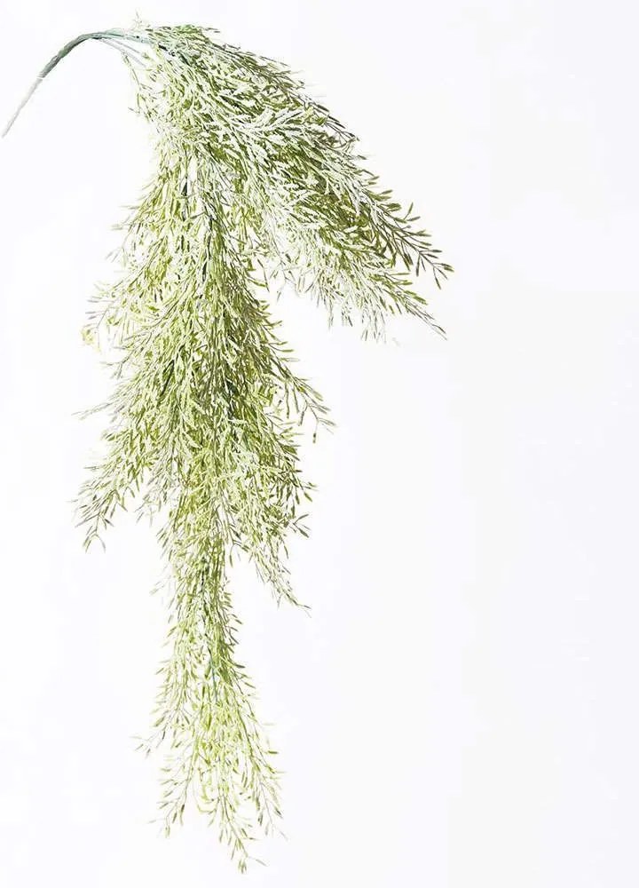 Τεχνητή Κρεμαστή Τιλάνσια Andreana 5461-7 15x90cm Green-White Supergreens Polyethylene