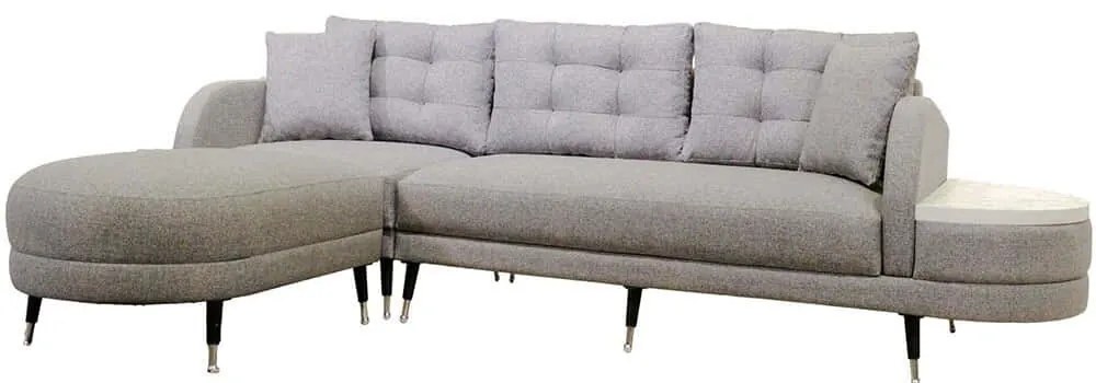 Καναπές - Κρεβάτι Γωνιακός Milano 825BLC5261 290x200x88cm Grey