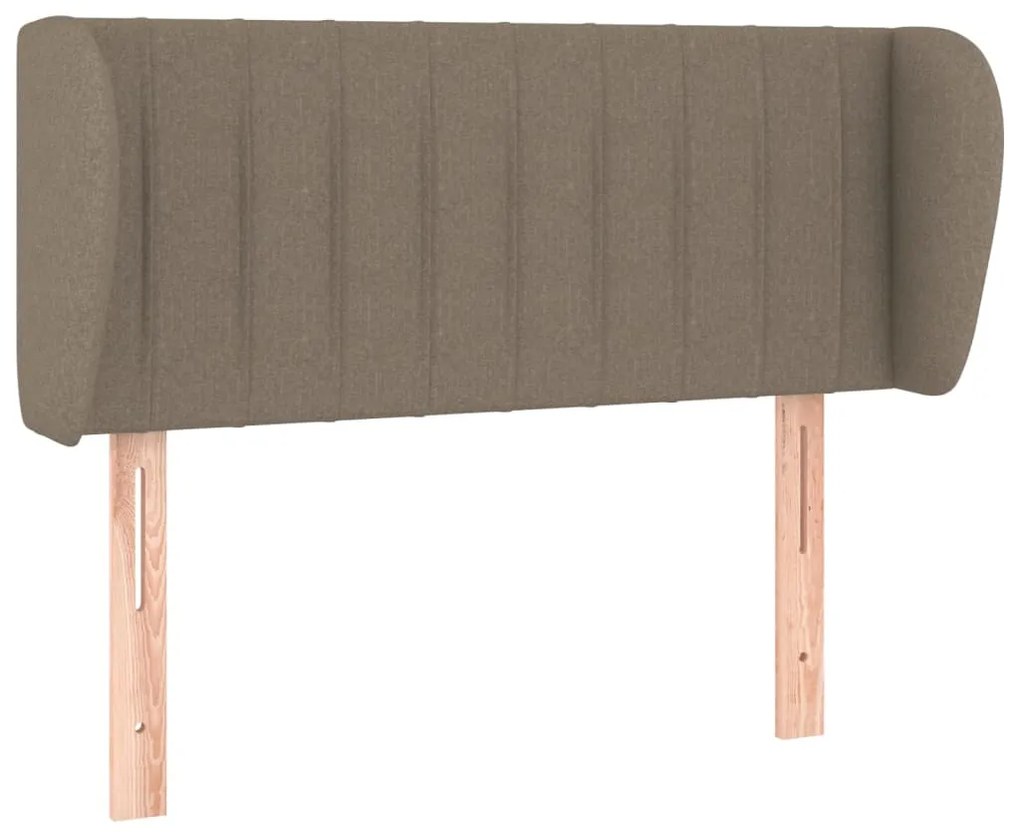 vidaXL Κεφαλάρι με Πτερύγια Taupe 103x23x78/88 εκ. Υφασμάτινο